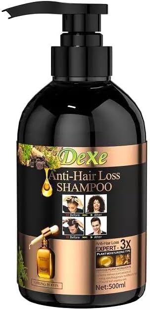Herbal Hair Care Shampoo 500ml – With Ginseng, Polygonum & Danggui Roots – Strengthening, Nourishing, Anti-Dandruff, Refreshing Scalp Cleanser for Fuller-Looking Hair
