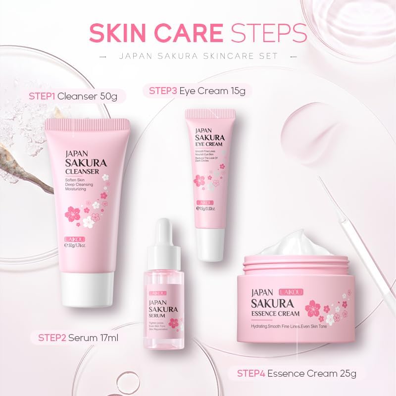 Sakura Skincare Gift Set