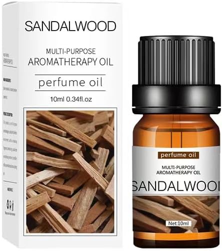 Essential Oils Set – 6 Pack (Lavender, Orange, Eucalyptus, Lemon, Peppermint, Sandalwood) | Water-Soluble Perfume Oils for Diffuser & Humidifier | Aromatherapy Gift Pack 10ml Each