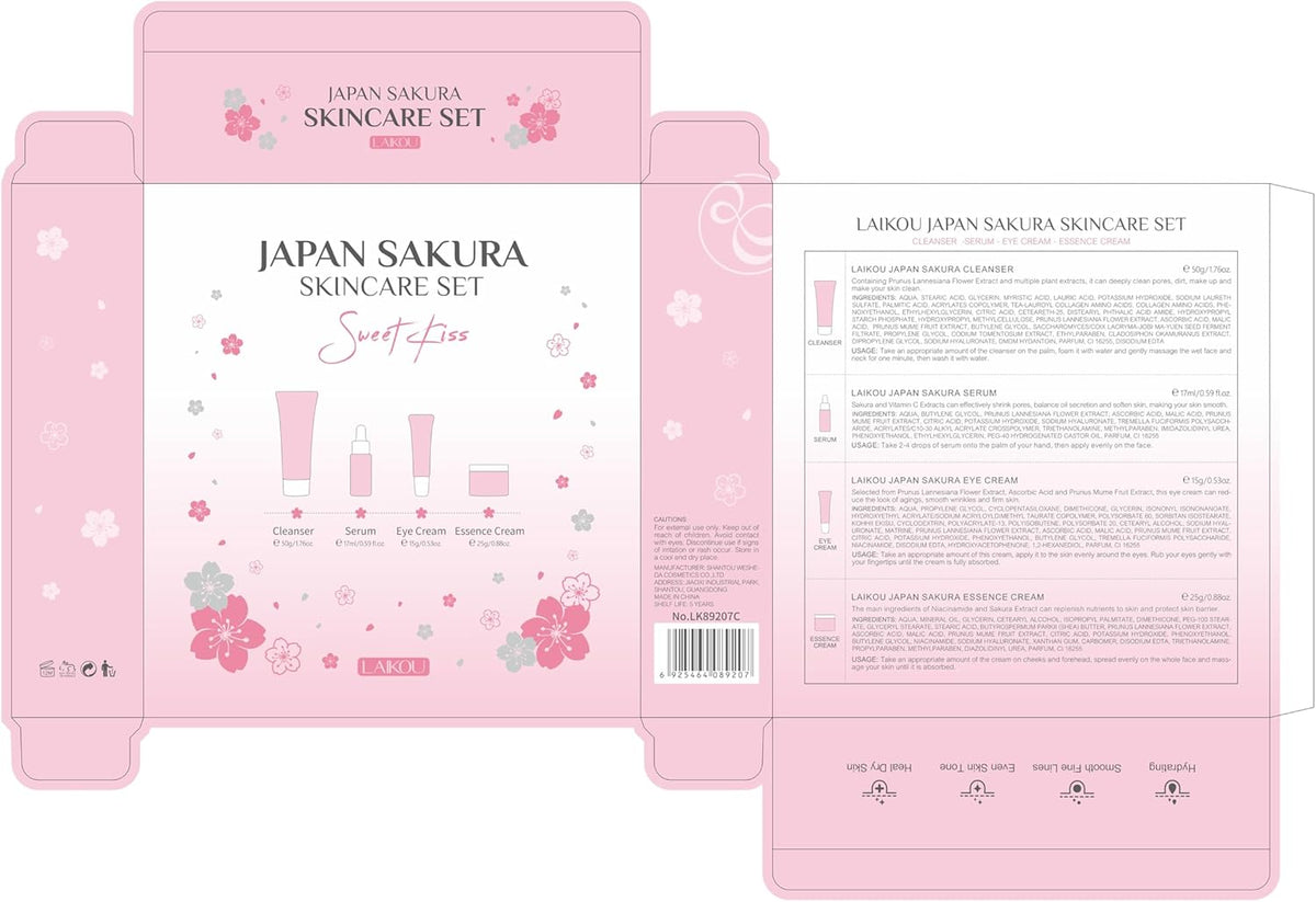 Sakura Skincare Gift Set