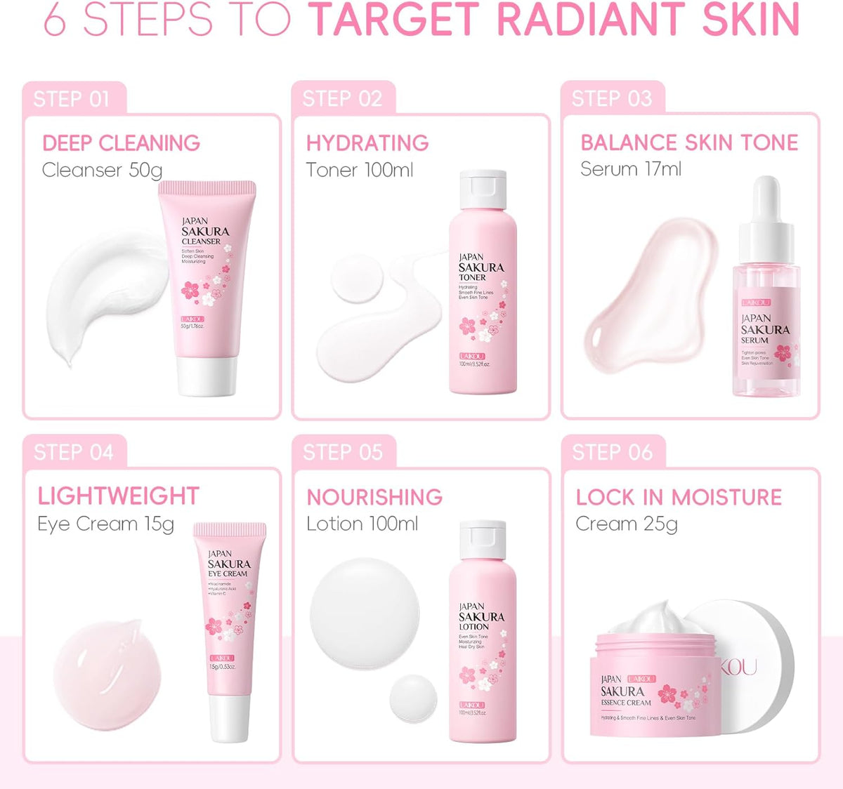 Sakura Skincare Gift Set