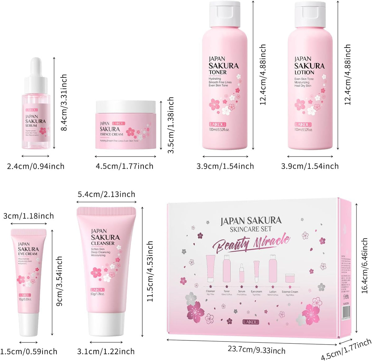 Sakura Skincare Gift Set