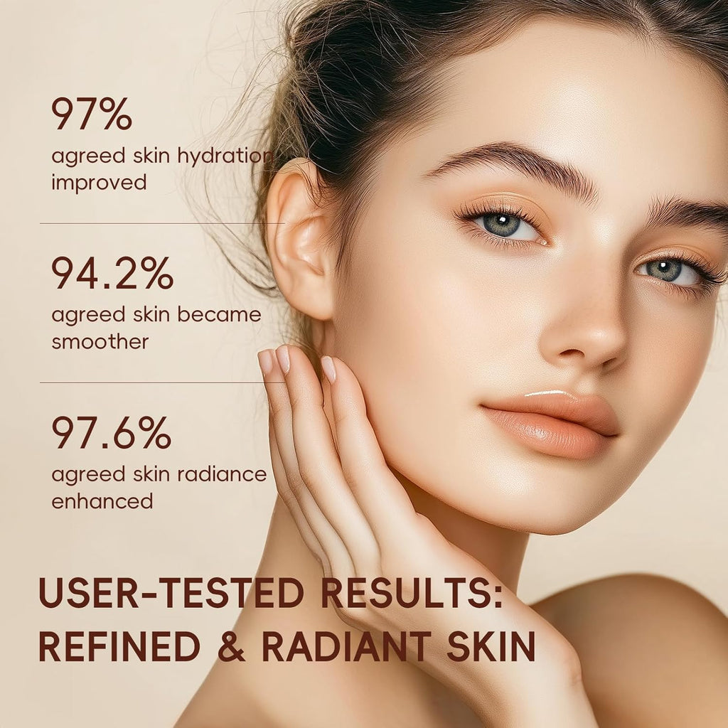 LAIKOU Rice Radiance Facial Skin Care Products Set - 94.4% Fermented Rice Extract, Additive - Free, Beauty & Skincare Gift for All Skin Types